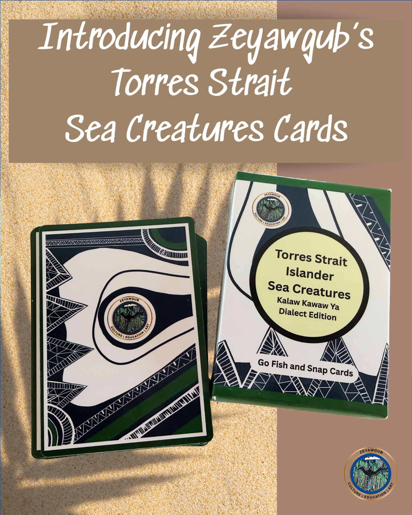 Torres Strait Sea Creatures Cards Wholesale Price (min. purchase 10)