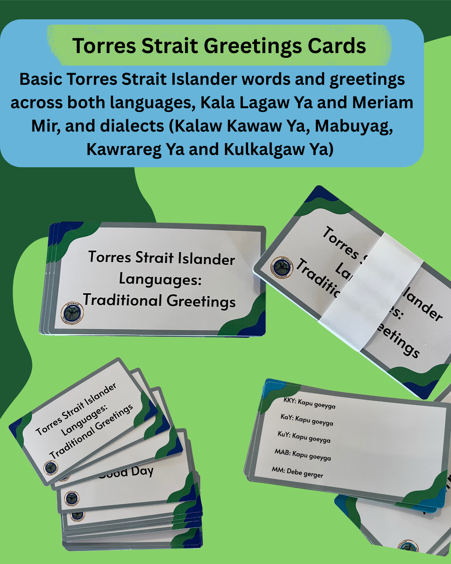Torres Strait Language Greetings Cards