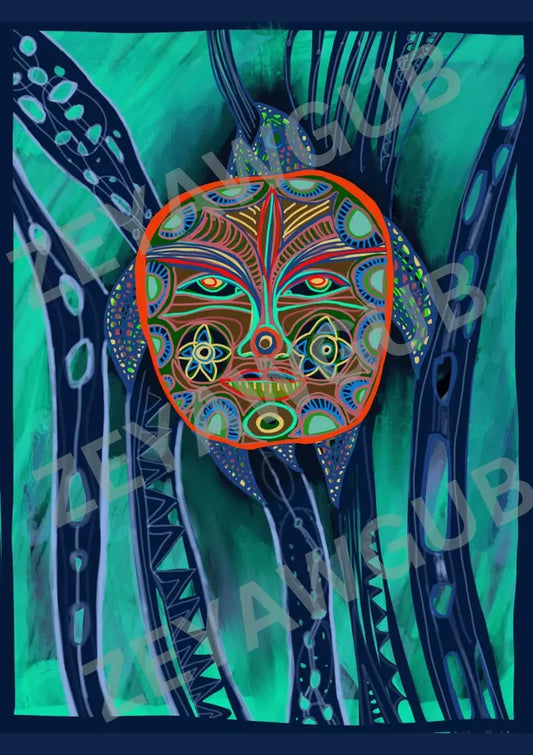 Waru Paru (Turtle Face)